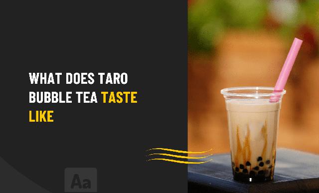Indulge in the Rich and Nutty Flavors of Taro Bubble Tea